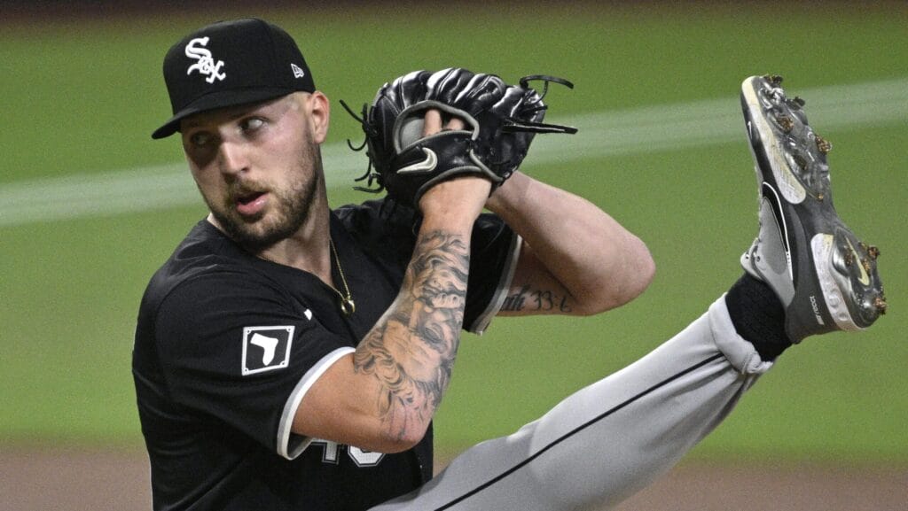 White Sox starting pitcher Garrett Crochet