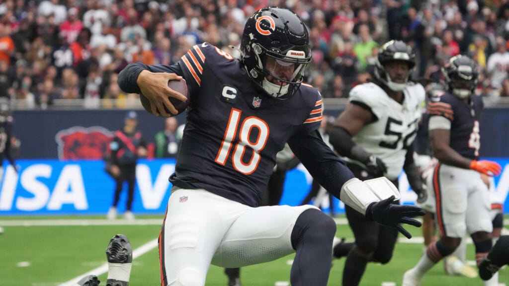 Chicago Bears quarterback Caleb Williams