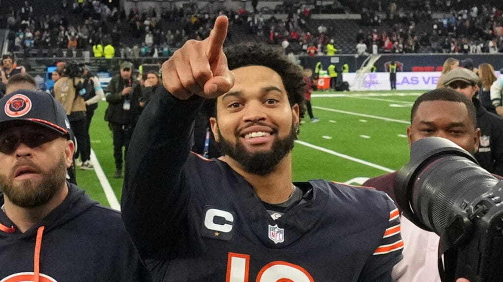 Chicago Bears quarterback Caleb Williams