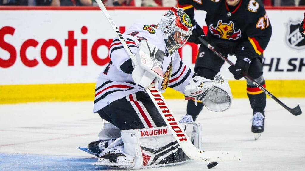 Blackhawks Game Day Preview: Petr Mrazek looks to douse Flames’ undefeated record