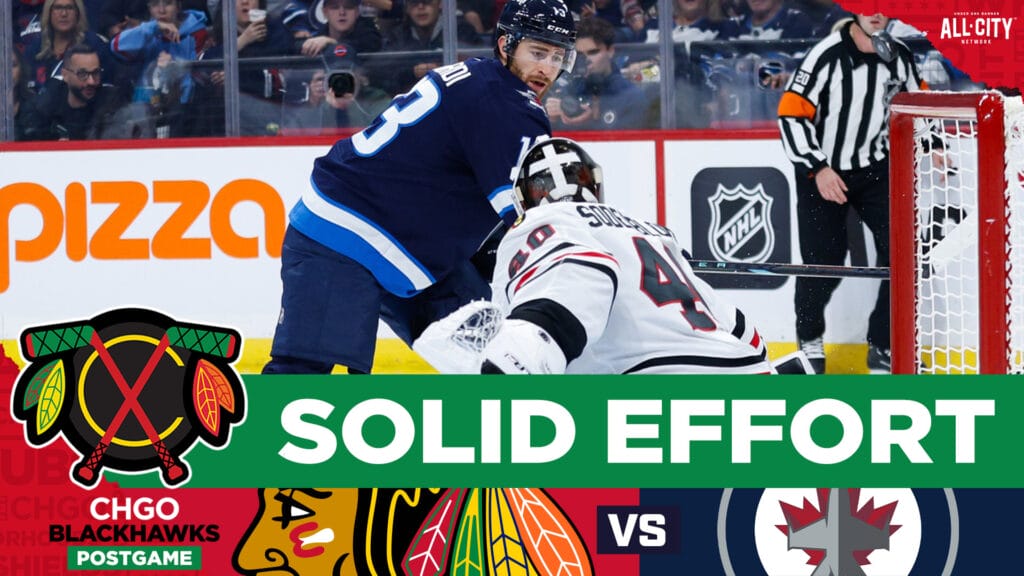CHGO Blackhawks Podcast: Soderblom solid, but Jets come back to win