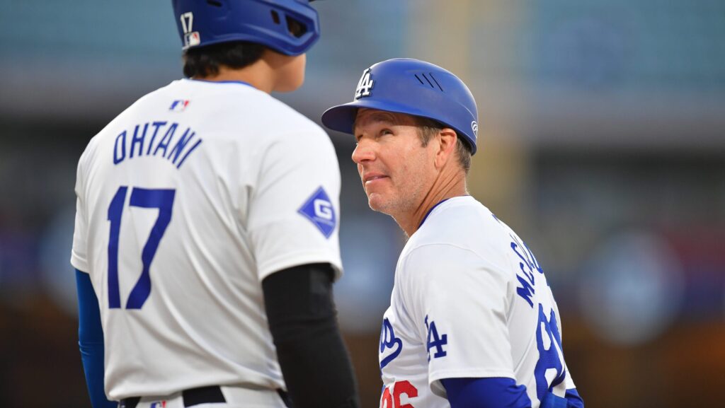 Dodgers first-base coach Clayton McCullough is reportedly part of the White Sox manager search