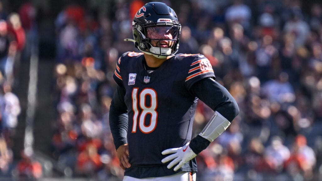 Chicago Bears quarterback Caleb Williams