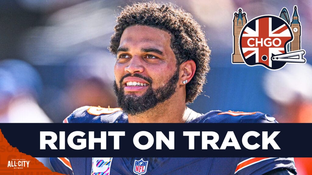 CHGO Bears Podcast: Bears in LONDON: Ryan Poles believes Caleb Williams is right where he should be