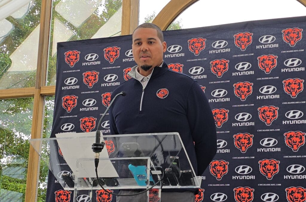 Chicago Bears general manager Ryan Poles