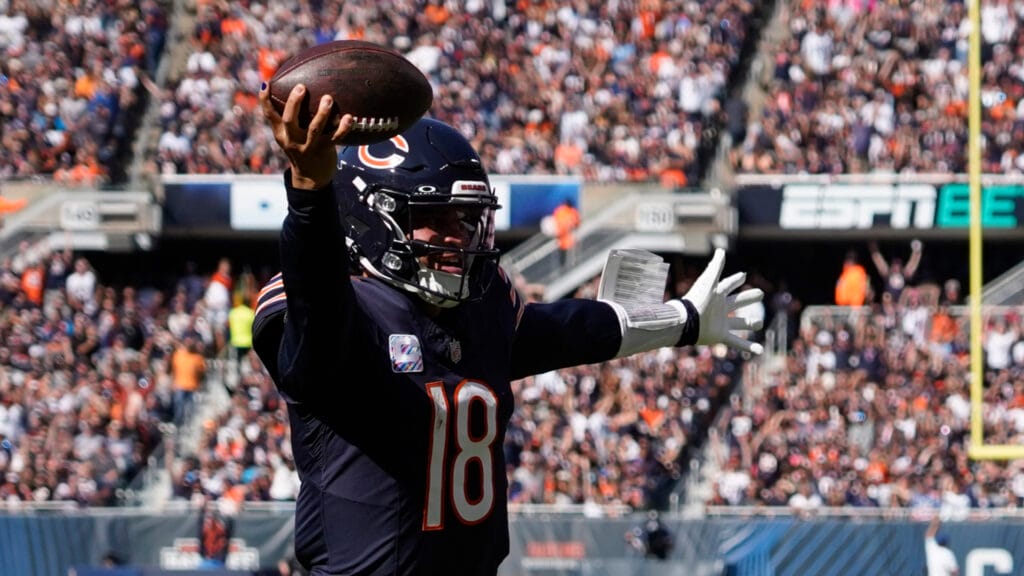 Chicago Bears quarterback Caleb Williams