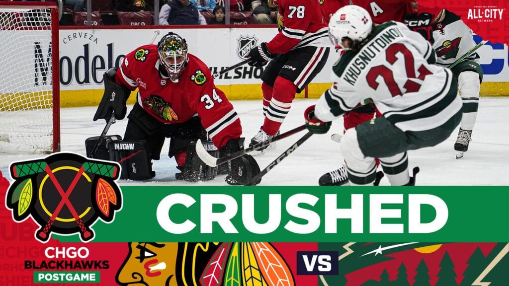 CHGO Blackhawks Podcast: Chicago Blackhawks crushed in full dress rehearsal vs Wild