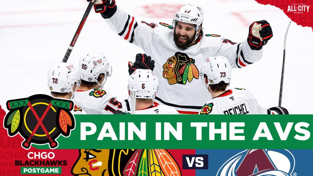 CHGO Blackhawks Podcast: The Chicago Blackhawks score 3 goals in the 1st & beat Colorado