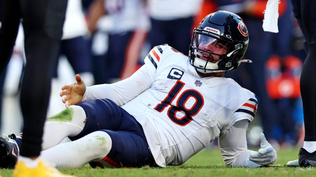 Chicago Bears quarterback Caleb Williams vs. Washington Commanders