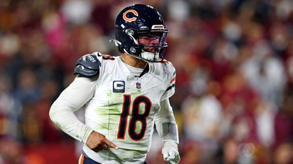 Chicago Bears quarterback Caleb Williams
