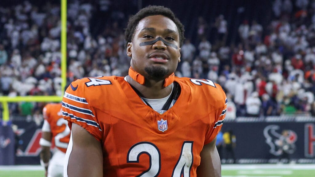 Former Chicago Bears running back Khalil Herbert