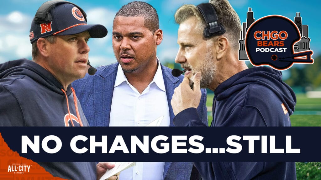 CHGO Bears Podcast: Matt Eberflus says decision is HIS on whether to keep Shane Waldron