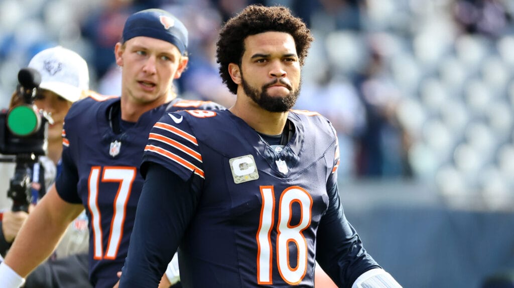 Chicago Bears quarterback Caleb Williams
