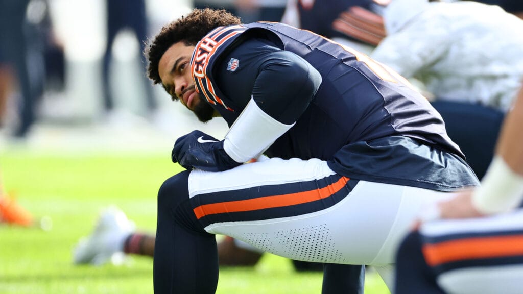 Chicago Bears quarterback Caleb Williams