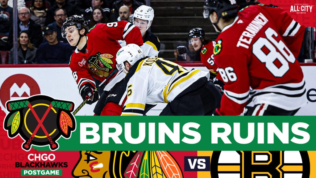 CHGO Blackhawks Podcast: Chicago Blackhawks get ruined by the Boston Bruins in a 4-2 loss