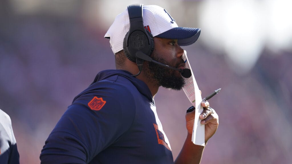 Chicago Bears interim head coach Thomas Brown