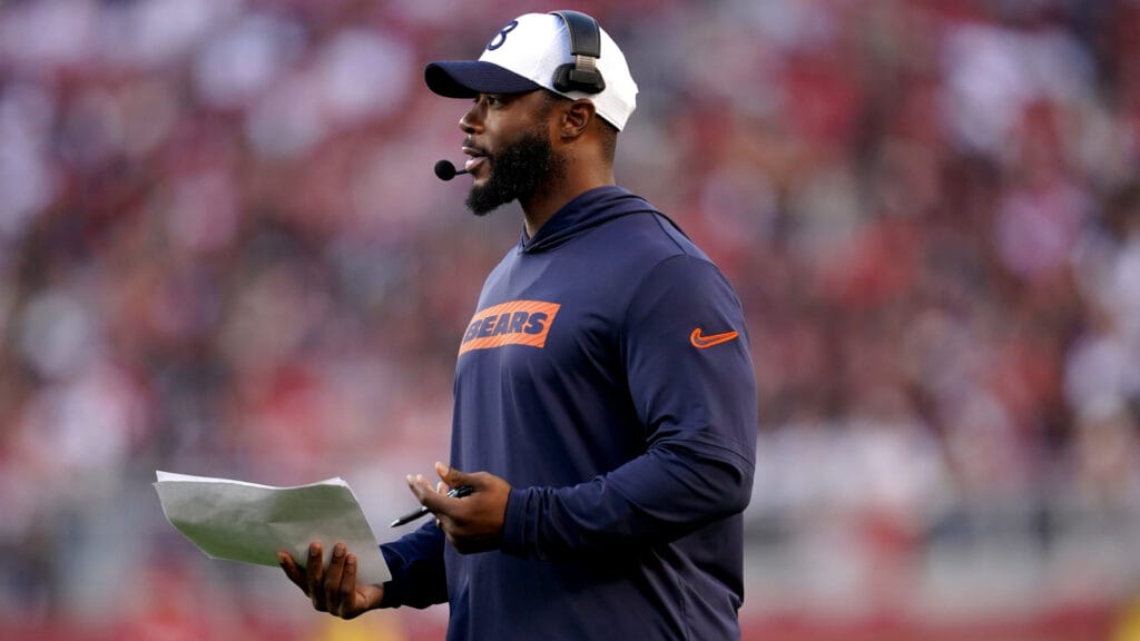 Chicago Bears interim head coach Thomas Brown