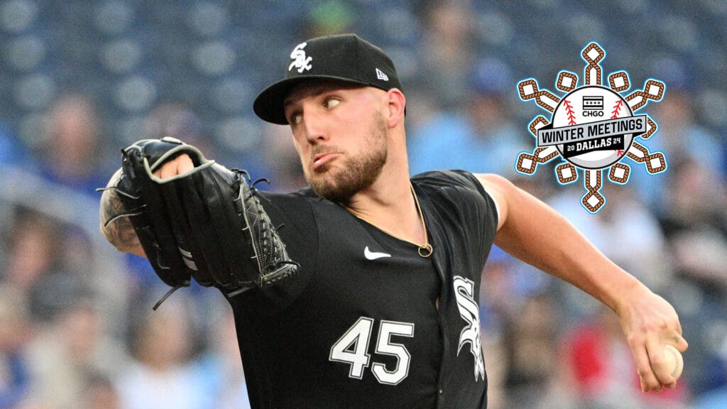 White Sox starting pitcher Garrett Crochet