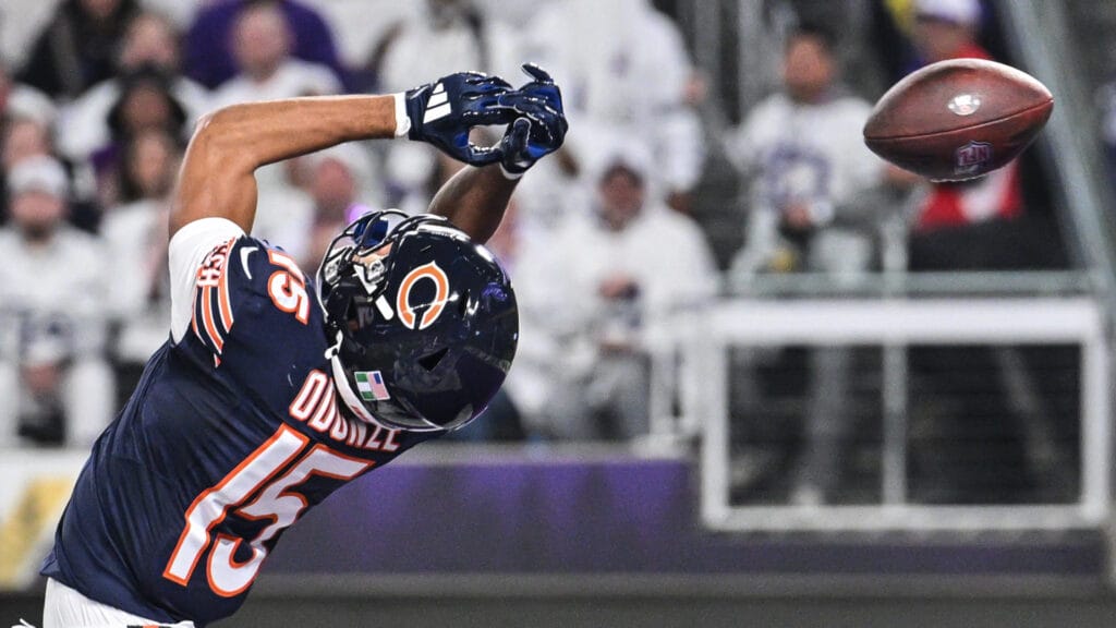 Chicago Bears wide receiver Rome Odunze