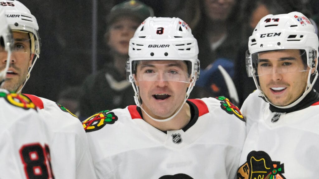 Chicago Blackhawks winger Ryan Donato