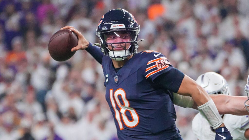 Chicago Bears quarterback Caleb Williams