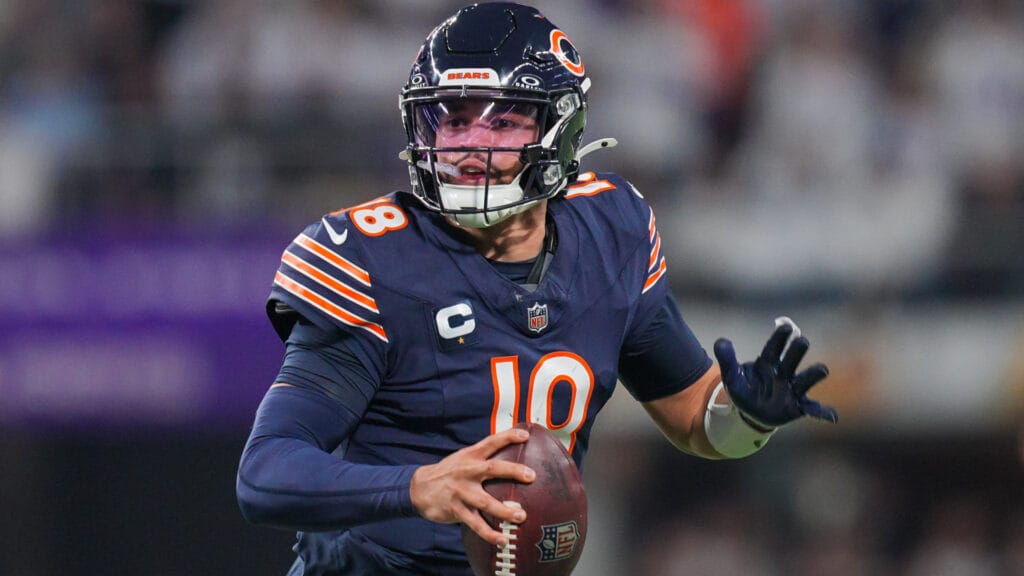 Chicago Bears quarterback Caleb Williams
