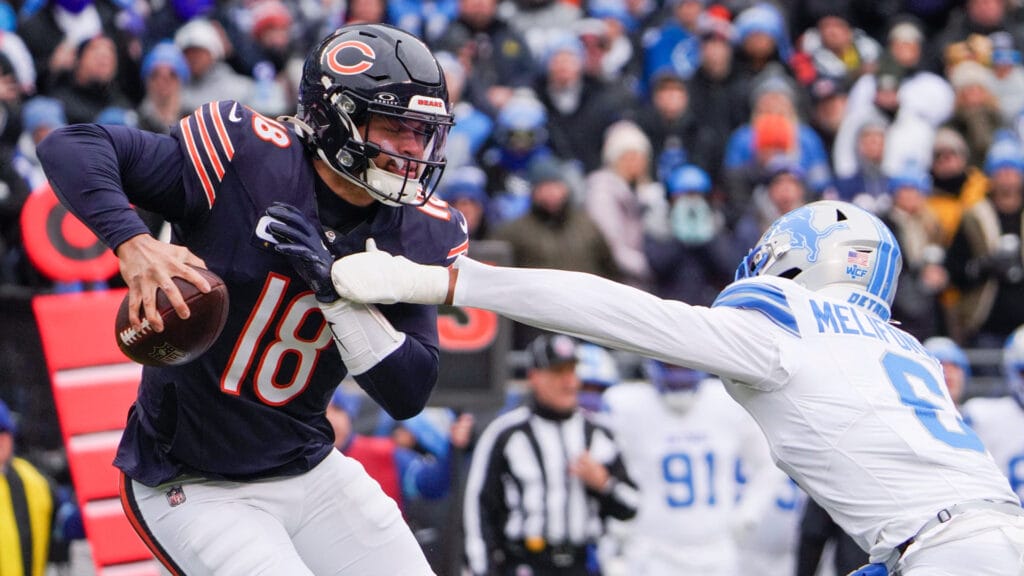 Chicago Bears quarterback Caleb Williams