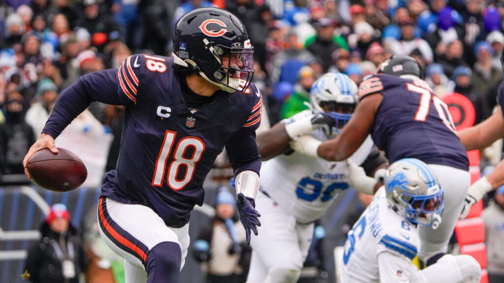 Chicago Bears quarterback Caleb Williams