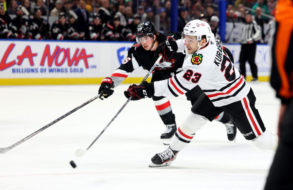 Blackhawks Recap: Sabres rattle Mrázek, ‘Hawks in ‘ugly’ return from holiday break