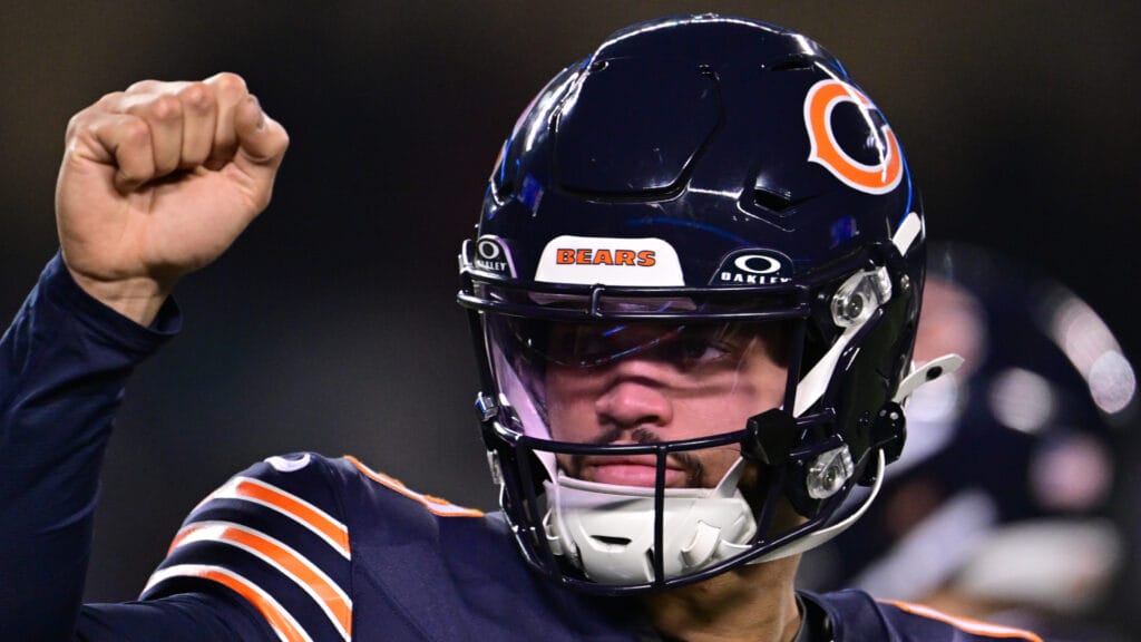 Chicago Bears quarterback Caleb Williams