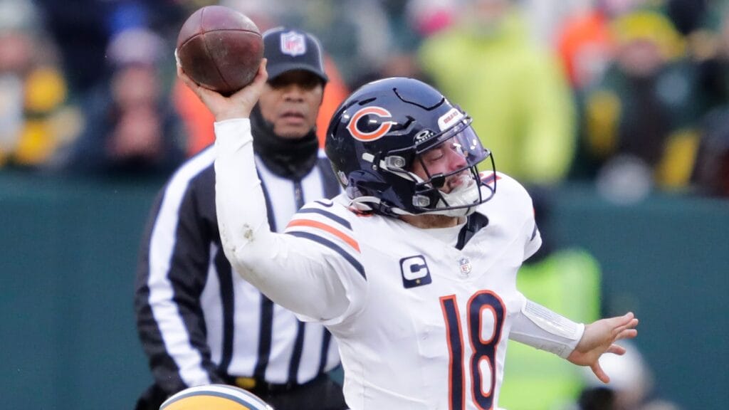 Chicago Bears quarterback Caleb Williams