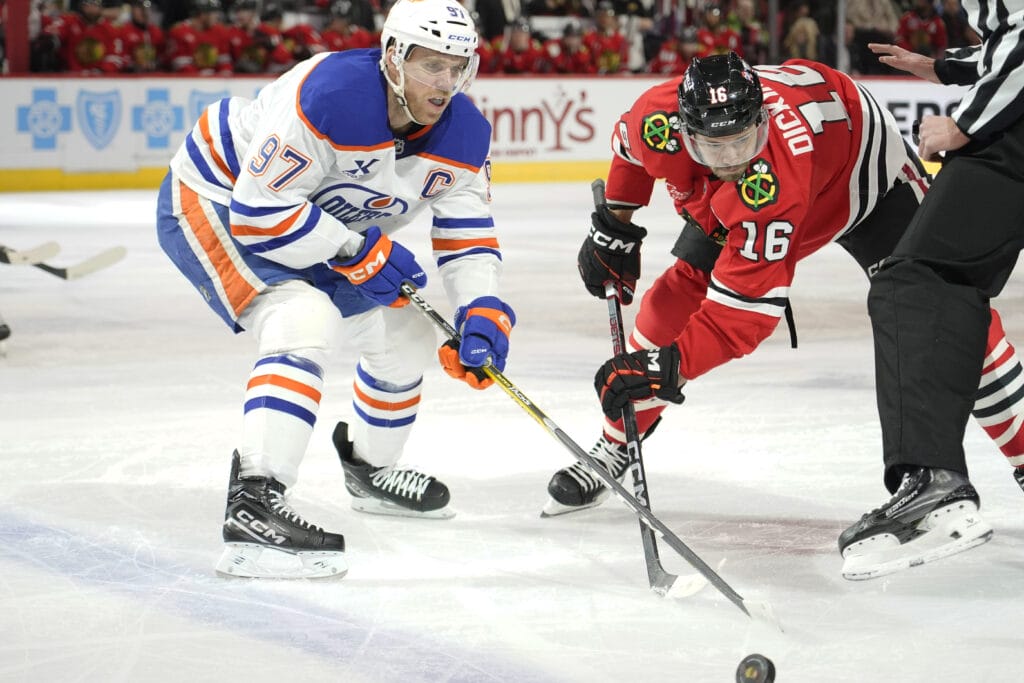 Blackhawks Recap: McDavid Oilers too slick for Bedard, Blackhawks