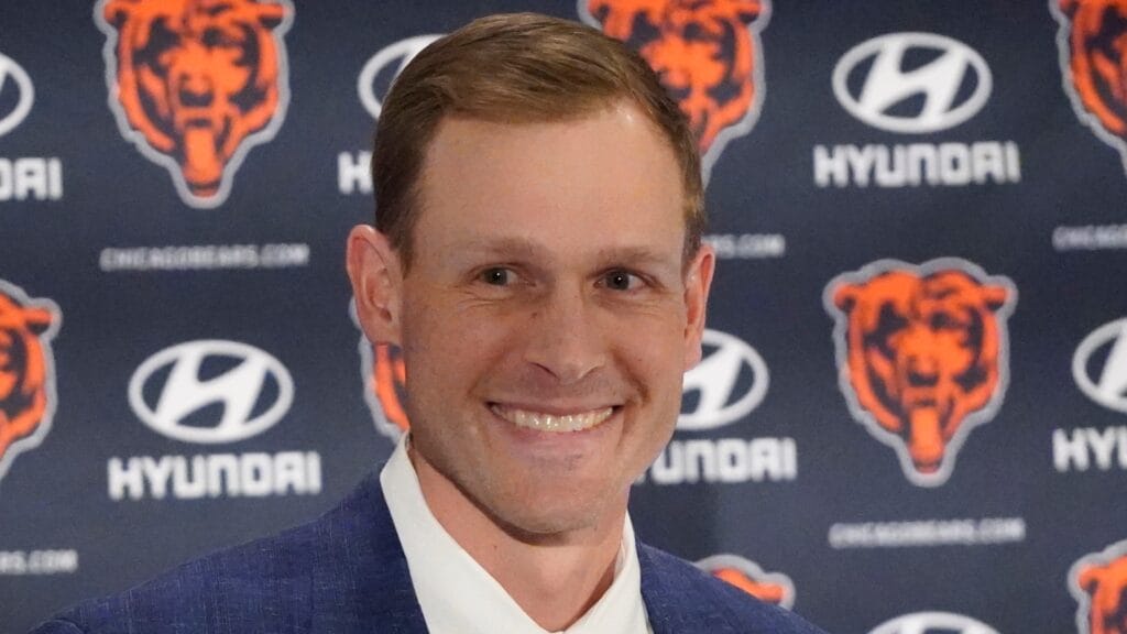 Chicago Bears head coach Ben Johnson