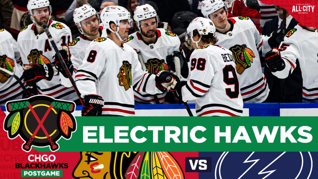 CHGO Blackhawks Podcast: Arvid Söderblom outstanding as Blackhawks harness Lightning