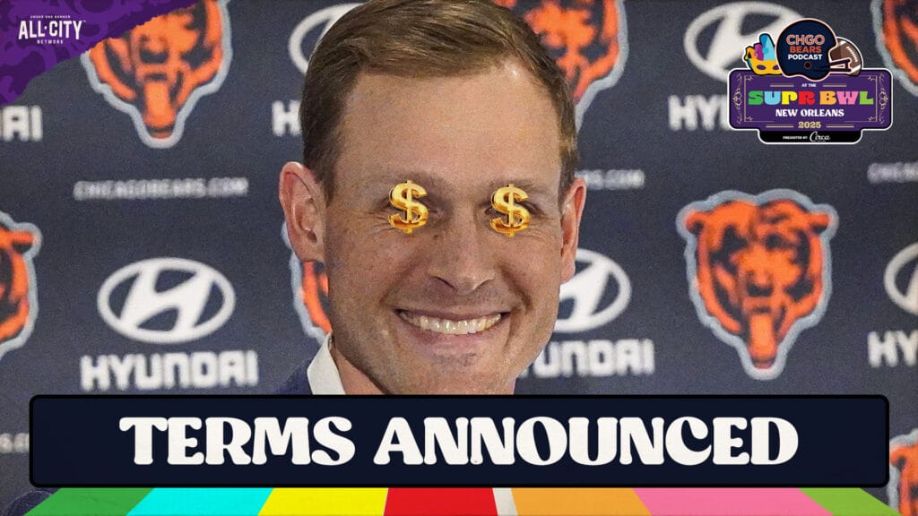 CHGO Bears Podcast: Ben Johnson contract terms REVEALED + LIVE from the Super Bowl