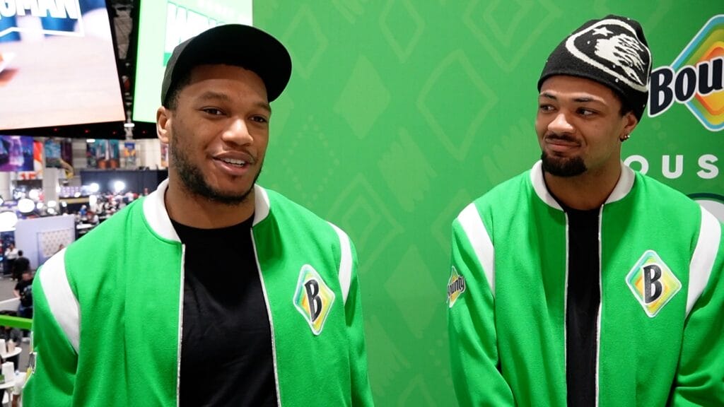 Chicago Bears receivers DJ Moore and Rome Odunze