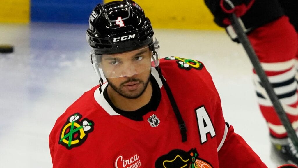 Blackhawks defenseman Seth Jones