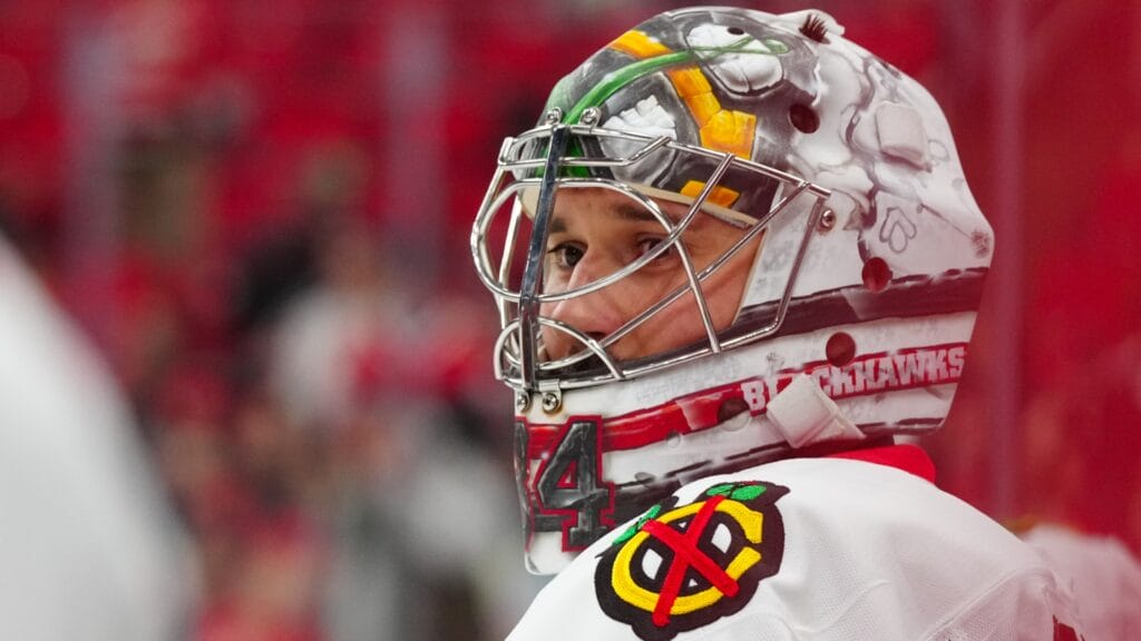 Ex-Chicago Blackhawks goalie Petr Mrázek
