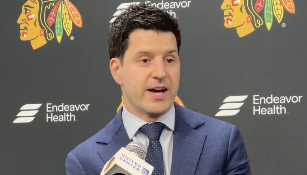 Chicago Blackhawks GM Kyle Davidson