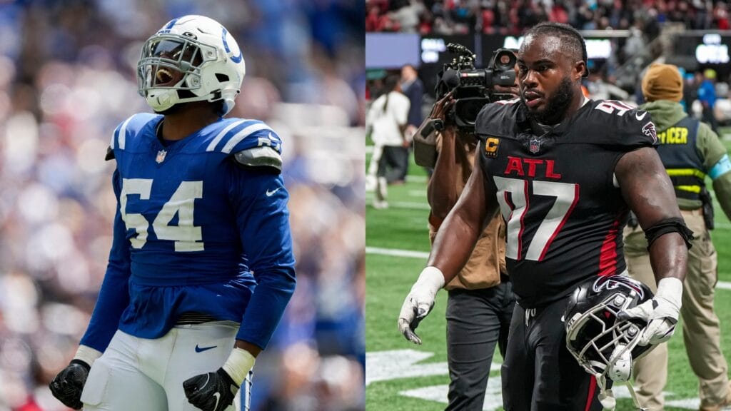 New Chicago Bears Dayo Odeyingbo and Grady Jarrett