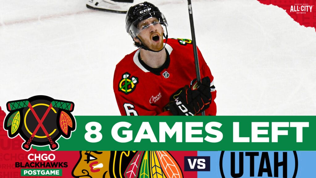CHGO Blackhawks POSTGAME Podcast | Sam Rinzel and Oliver Moore debut as Chicago Blackhawks fall to Utah