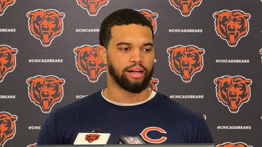 Chicago Bears quarterback Caleb Williams