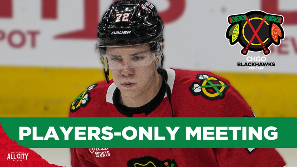 CHGO Blackhawks Podcast: Alex Vlasic Take Us Inside Chicago Blackhawks Locker Room After Team Meeting