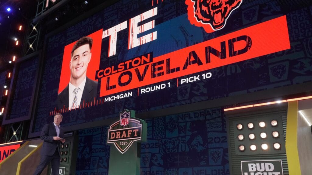 Chicago Bears draft pick Colston Loveland