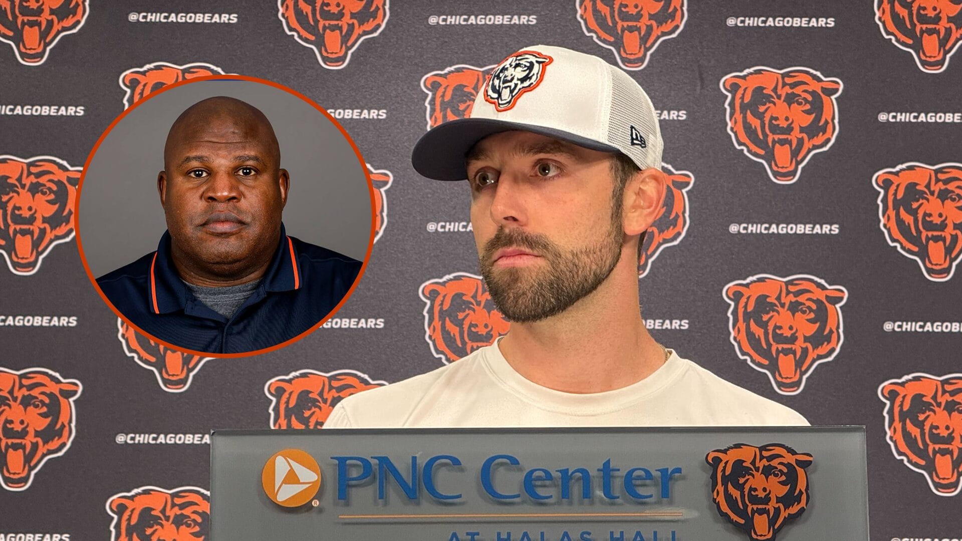 Chicago Bears offensive coordinator Declan Doyle