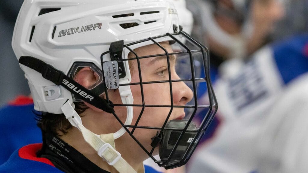 Blackhawks draft prospect James Hagens