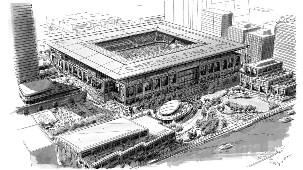 Chicago Fire stadium proposal.