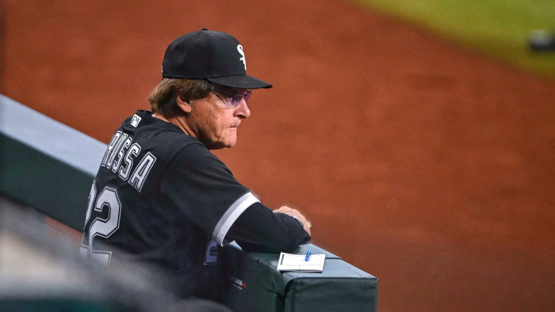 Aug 7, 2022; Arlington, Texas, USA; Chicago White Sox manager Tony La Russa (22) before the game between the Texas Rangers and the Chicago White Sox at Globe Life Field.