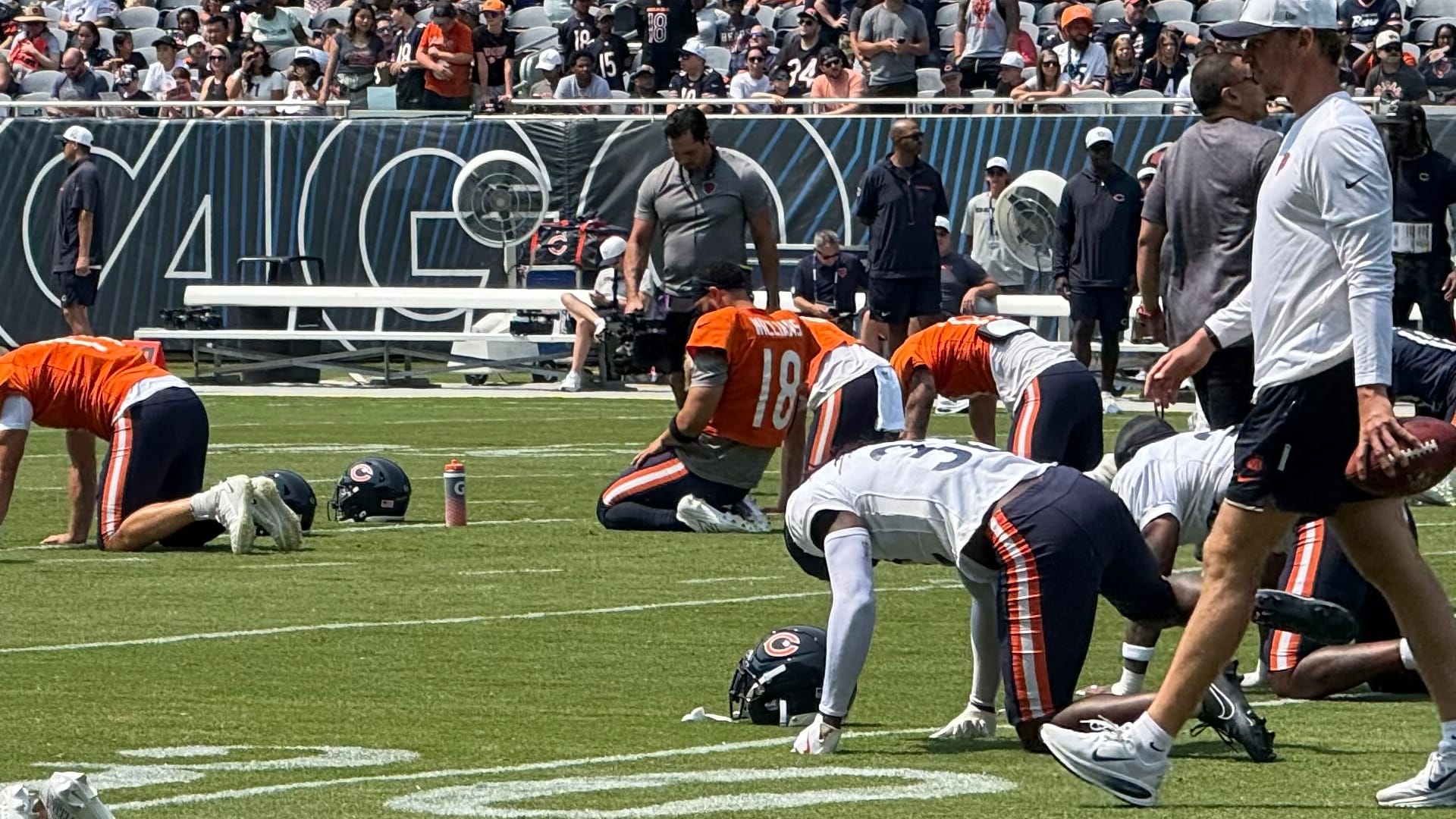 Chicago Bears quarterback Caleb Williams