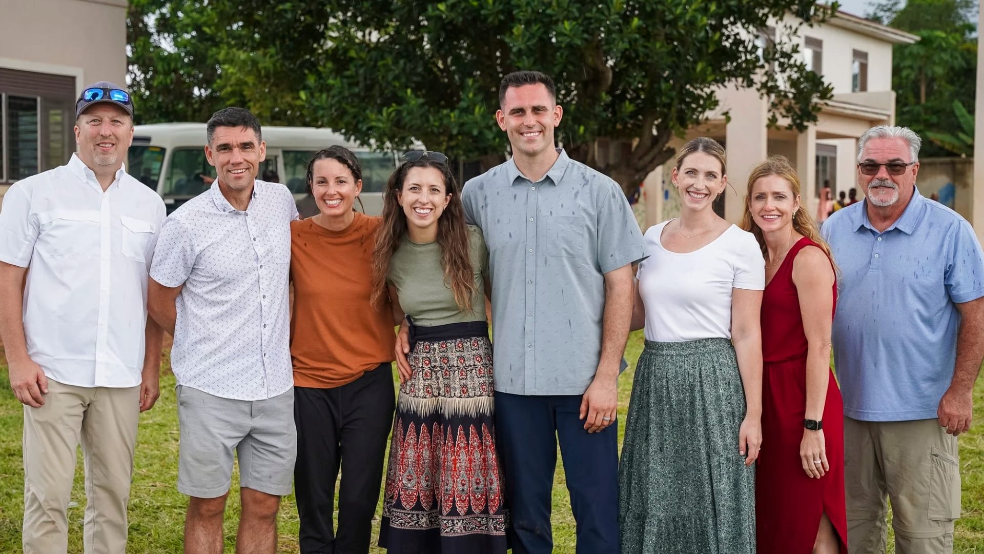 Ashley, Matthew Boyd (center) at Kingdom Home in Uganda